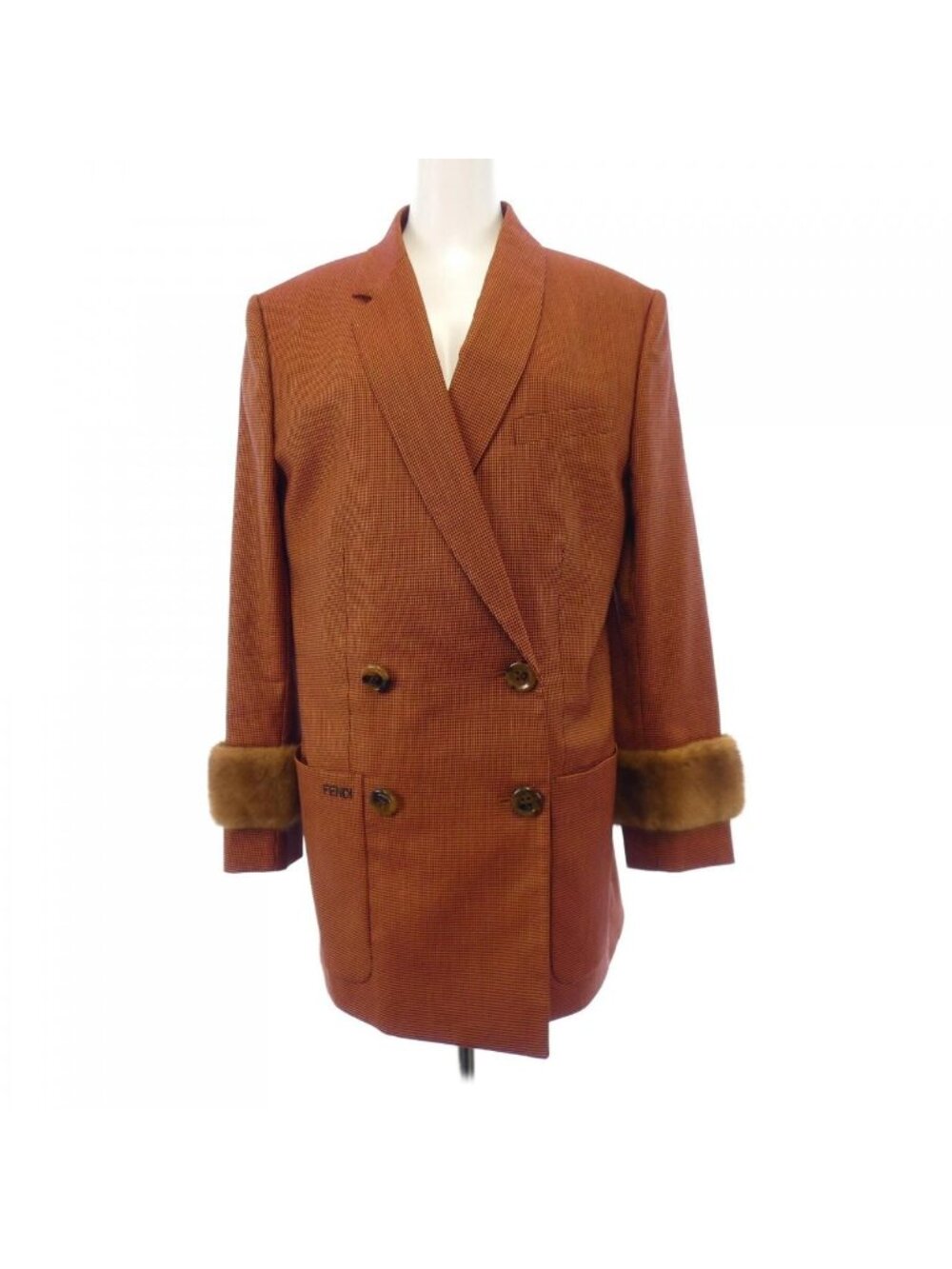 Fendi Coat Orange